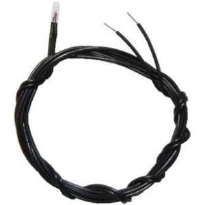 Podminiaturna žarulja 1.50 V 0.02 W Priključni kabel Bistra T3/8 BELI-BECO 1 ST slika