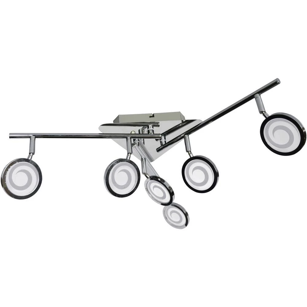 Stropni reflektor 30 W Toplo-bijela WOFI MORRIS 9224.06.01.0000 Krom boja slika