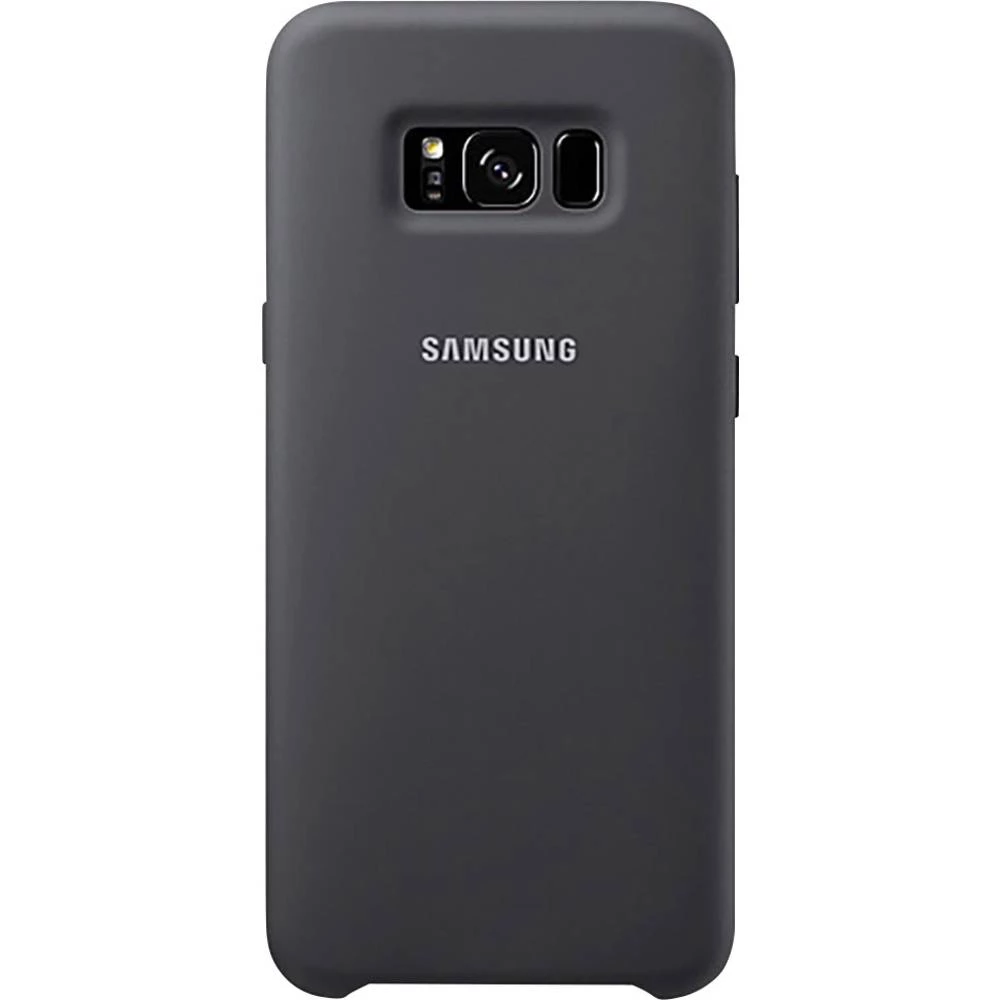 Samsung Silicone Stražnji poklopac za mobilni telefon Pogodno za: Samsung Galaxy S8+ Antracitna boja slika