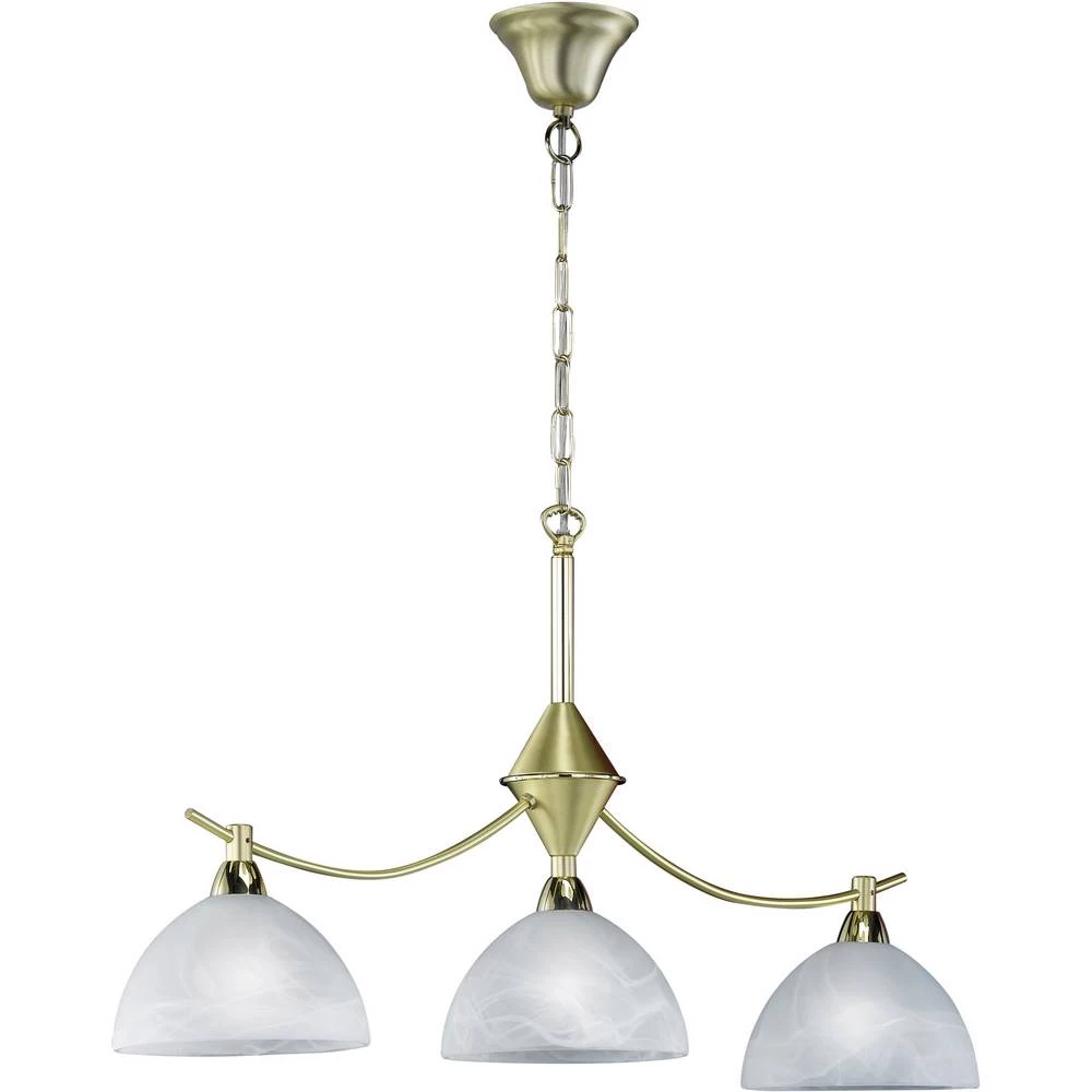 Fischer & Honsel Amsterdam 79143 viseća svjetiljka E14 mjedena stara<br slika