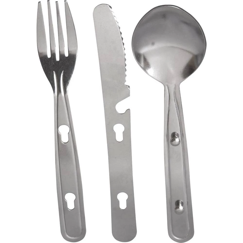 Highlander Kamp pribor za jelo KFS 1 ST CP001 Nehrđajući čelik slika