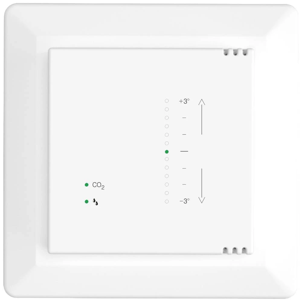 müller GS 47,11 knx KNX CO2 senzor kvalitete zraka &amp, CO2/rH semafor s ručnom promjenom zadane temperature ±3° Müller KNX 24239 CO2 senzor kvalitete zraka / sobni regulator klime    GS 48.11 knx slika