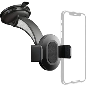 Pokretni držač za telefon u automobilu s vakuumom, rotacija od 360 stupnjeva, univerzalan Hama Move usisna čaša držač za mobitel 360 ° rotirajući 55 - 85 mm slika