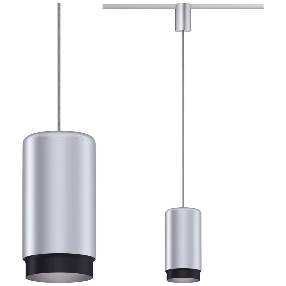 Paulmann URail Pend Corus  svjetiljka za visokonaponski sustav šina U-šina E27   krom (mat) boja slika