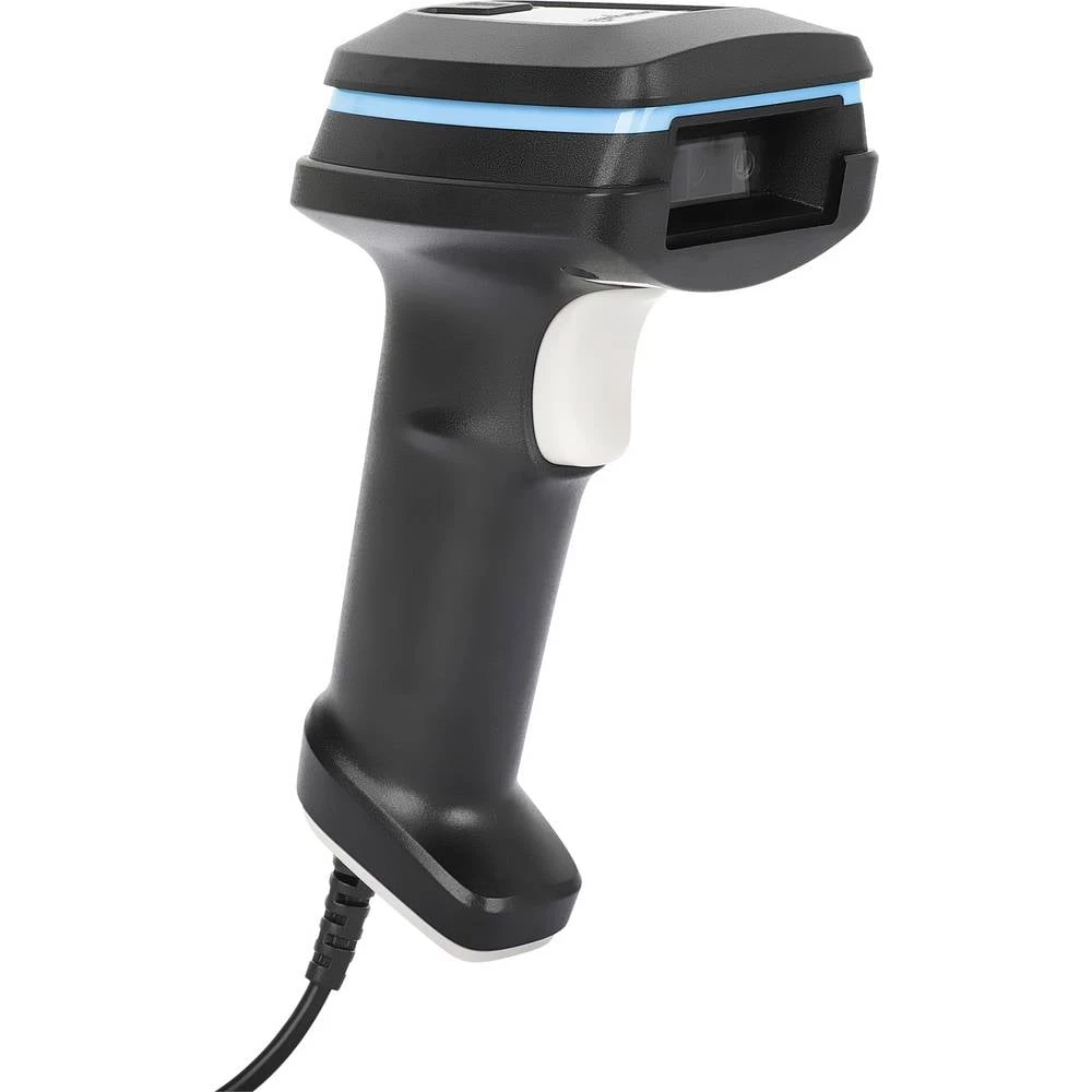 Manhattan Lettore di Codici a Barre LED 2D USB a Lungo Raggio 2d bar kod skener ožičeno 1D, 2D LED crna ručni skener USB slika