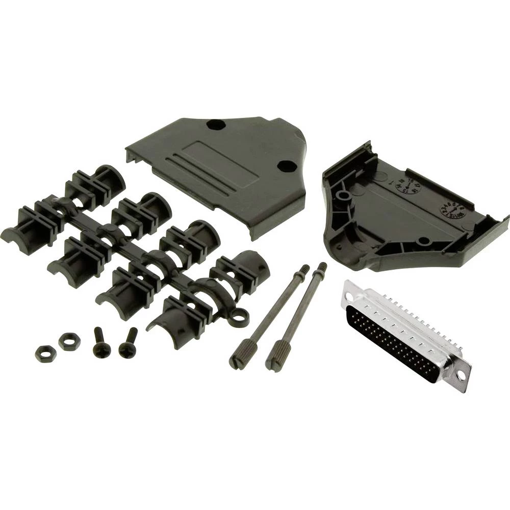 MH Connectors MHDTPPK25HD44MSK komplet D-Sub pinskih konektora 180 ° Broj polova (broj): 25 lemni kup 1 kom. slika