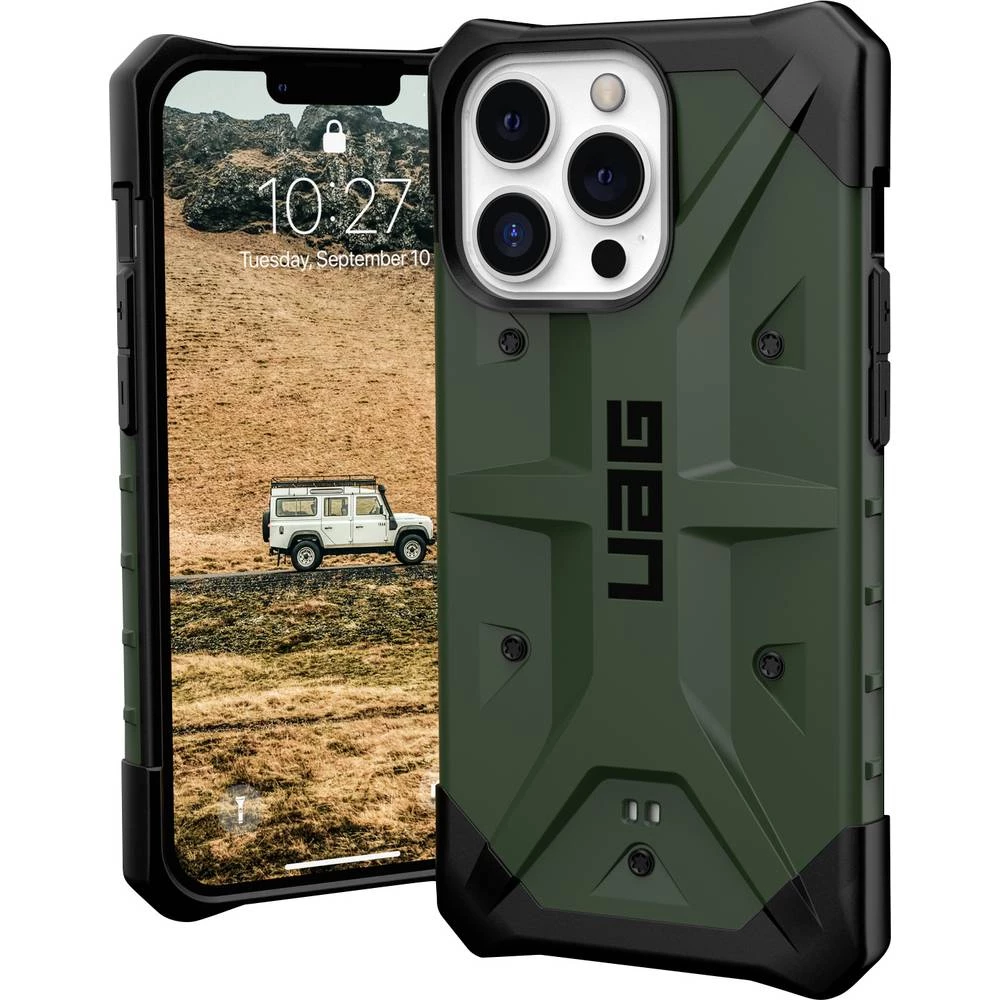Urban Armor Gear  Pathfinder Case  stražnji poklopac za mobilni telefon  Apple  iPhone 13 Pro  maslinasta slika