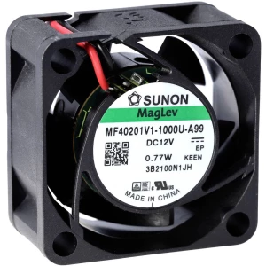 Sunon MF40202VX-1000U-A99 aksijalni ventilator 24 V/DC 18.34 m³/h (D x Š x V) 20 x 40 x 40 mm slika