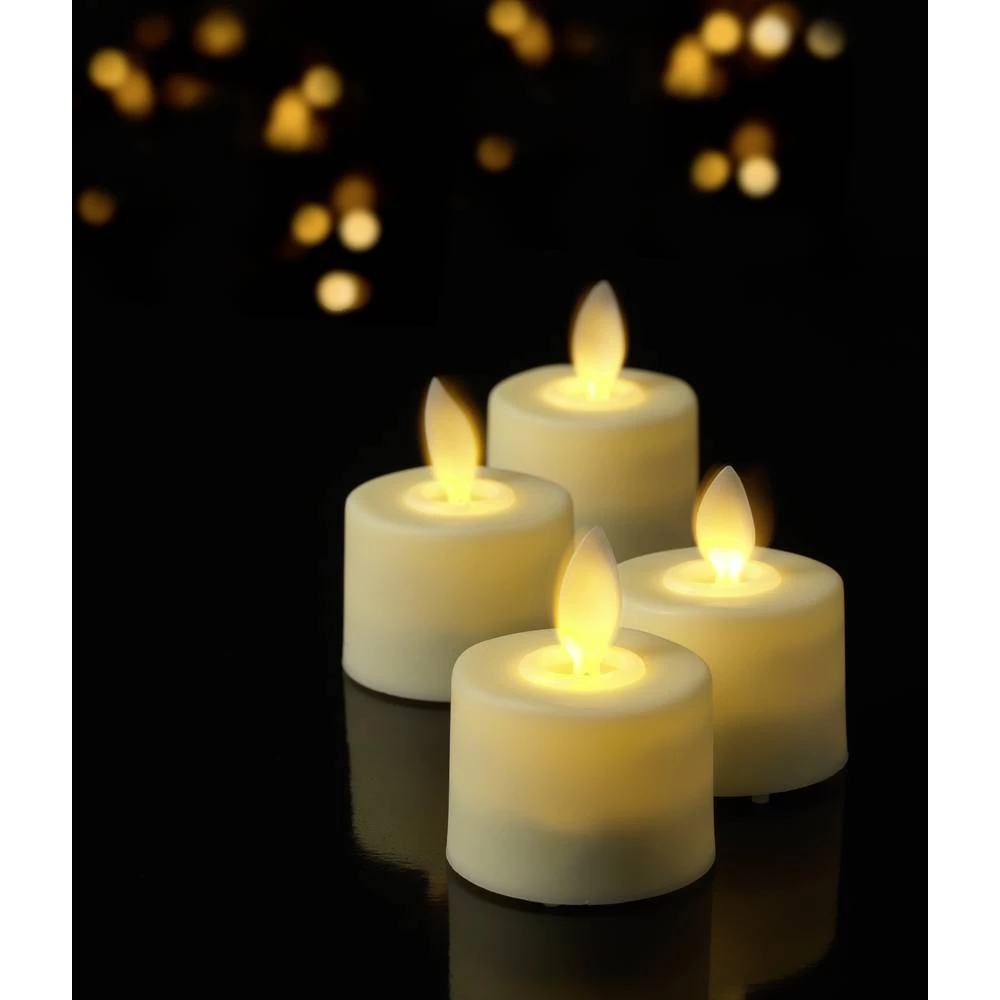 Sygonix SY-4533120 LED svijeća 4-dijelni komplet bijela toplo bijela (Ø x V) 3 slika