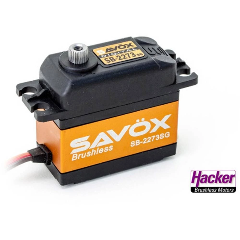 Savöx Standardni servo SB-2273SG Digitalni servo Materijal prigona: Čelik Sustav utičnica: JR slika