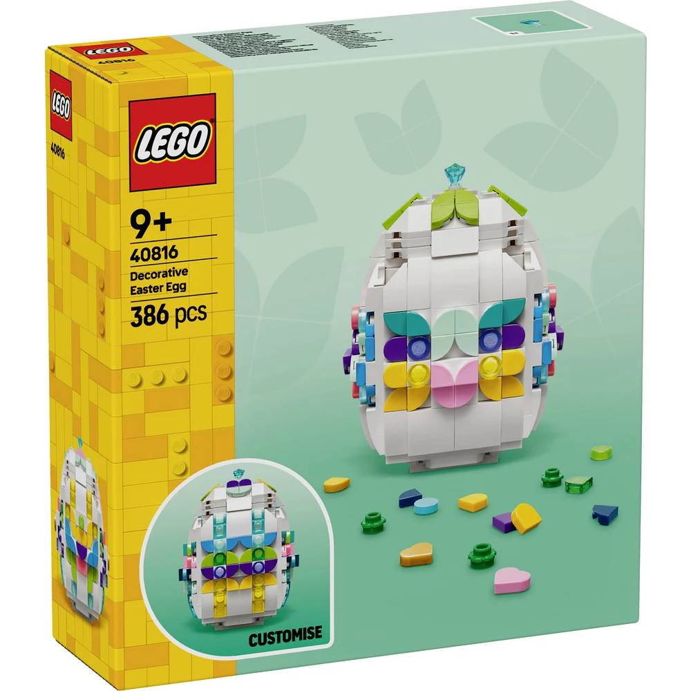 6530988 LEGO® ICONS™ Ukrašeno uskrsno jaje (40816); Uskrsni dar; Set za slaganje slika