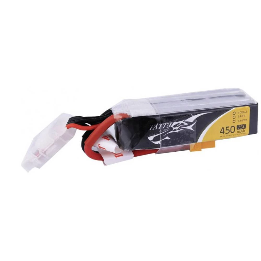 LiPo akumulatorski paket za modele 14.8 V 450 mAh Broj ćelija: 4 75 C Tattu Softcase XT30 slika
