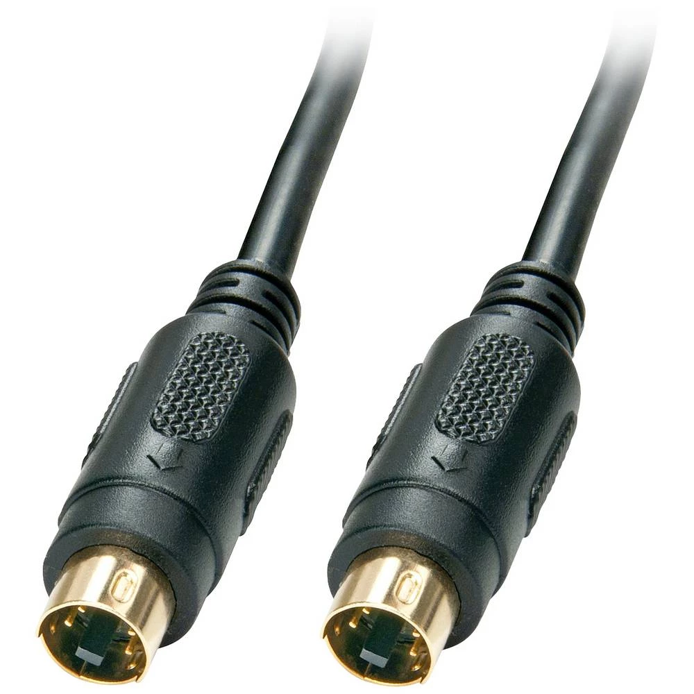 LINDY S-Video video priključni kabel [1x S-Video-utikač - 1x S-Video-utikač] 5 m crna slika