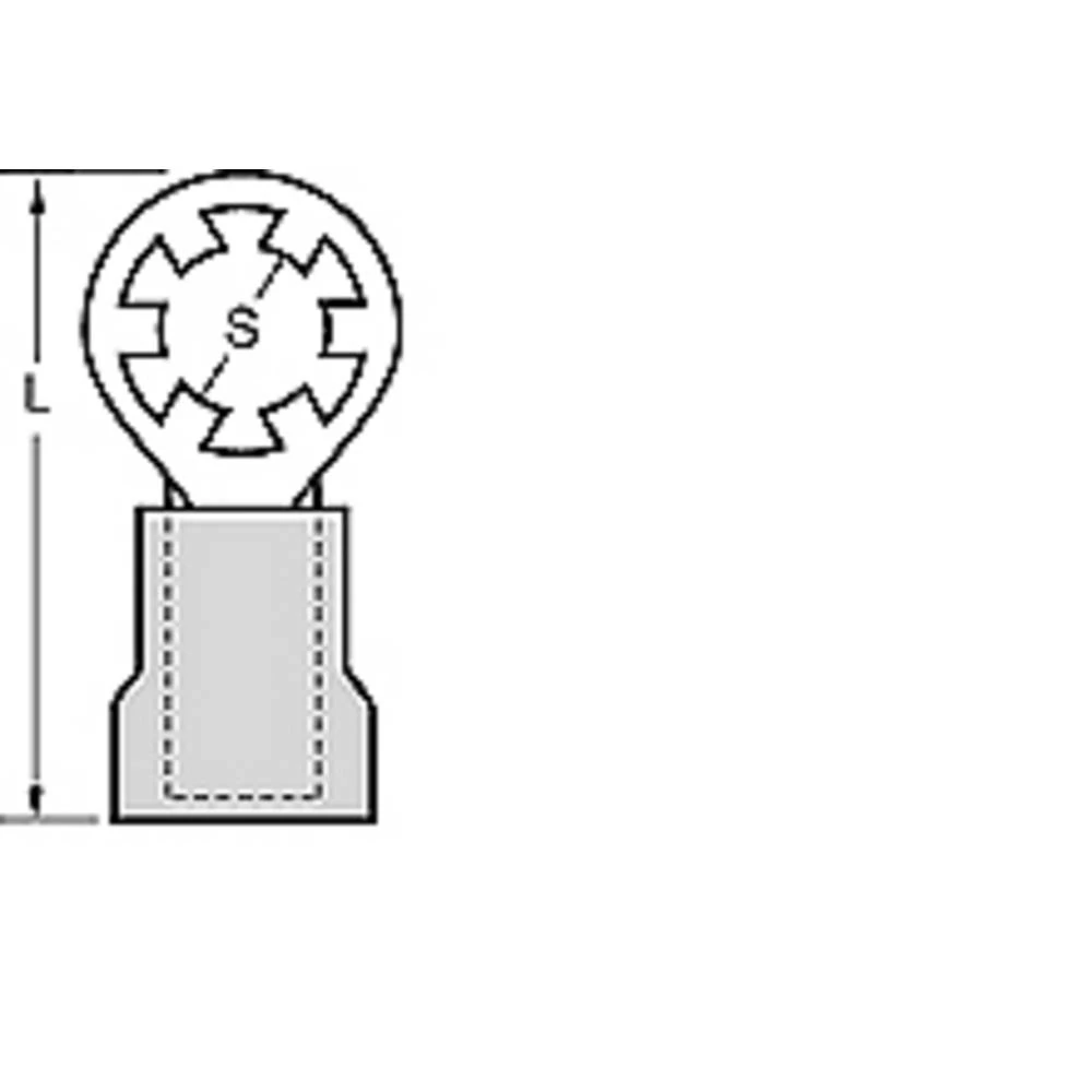 Molex 19077-0025 prstenasta kabelska stopica 1 St. Bag slika