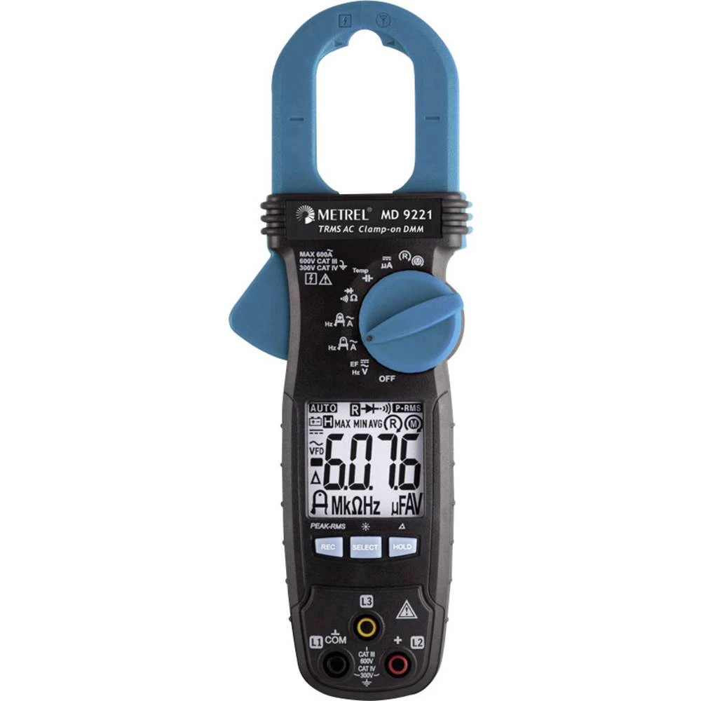 Strujne stezaljke Metrel MD 9221 CAT III 600 V, CAT IV 300 V slika