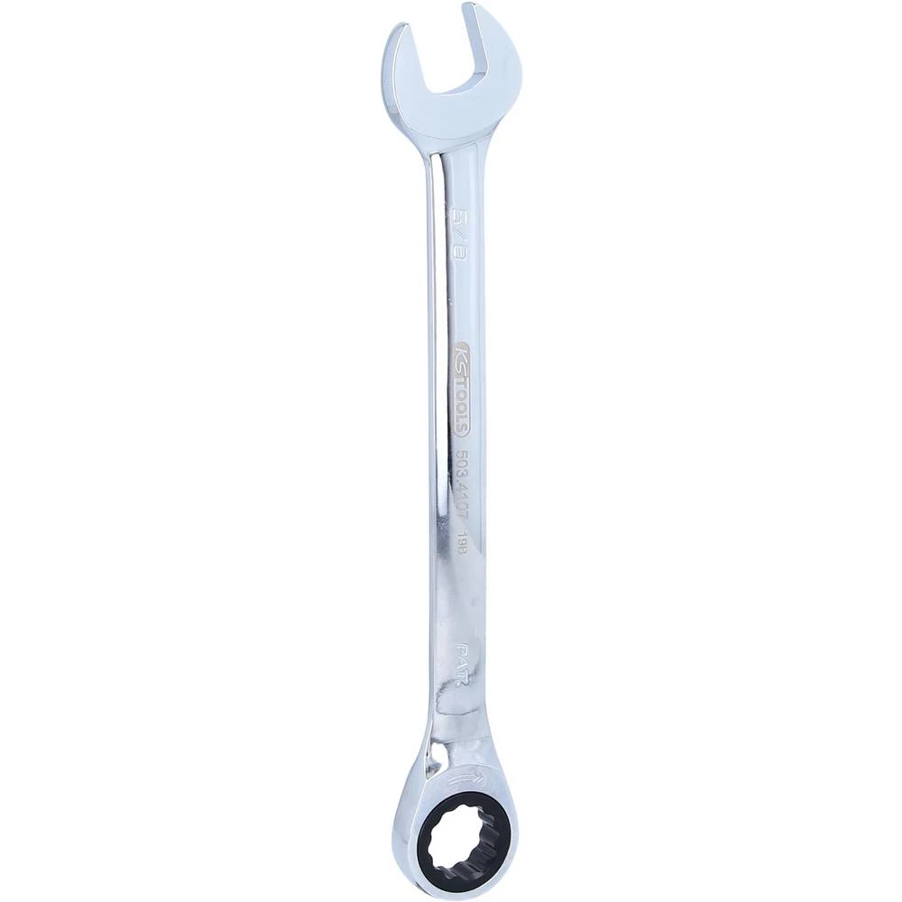 KS Tools 503.4107 503.4107 viličasto okasti ključ s račnom Veličina ključa (inča) (samo za naslov) 5/8" slika