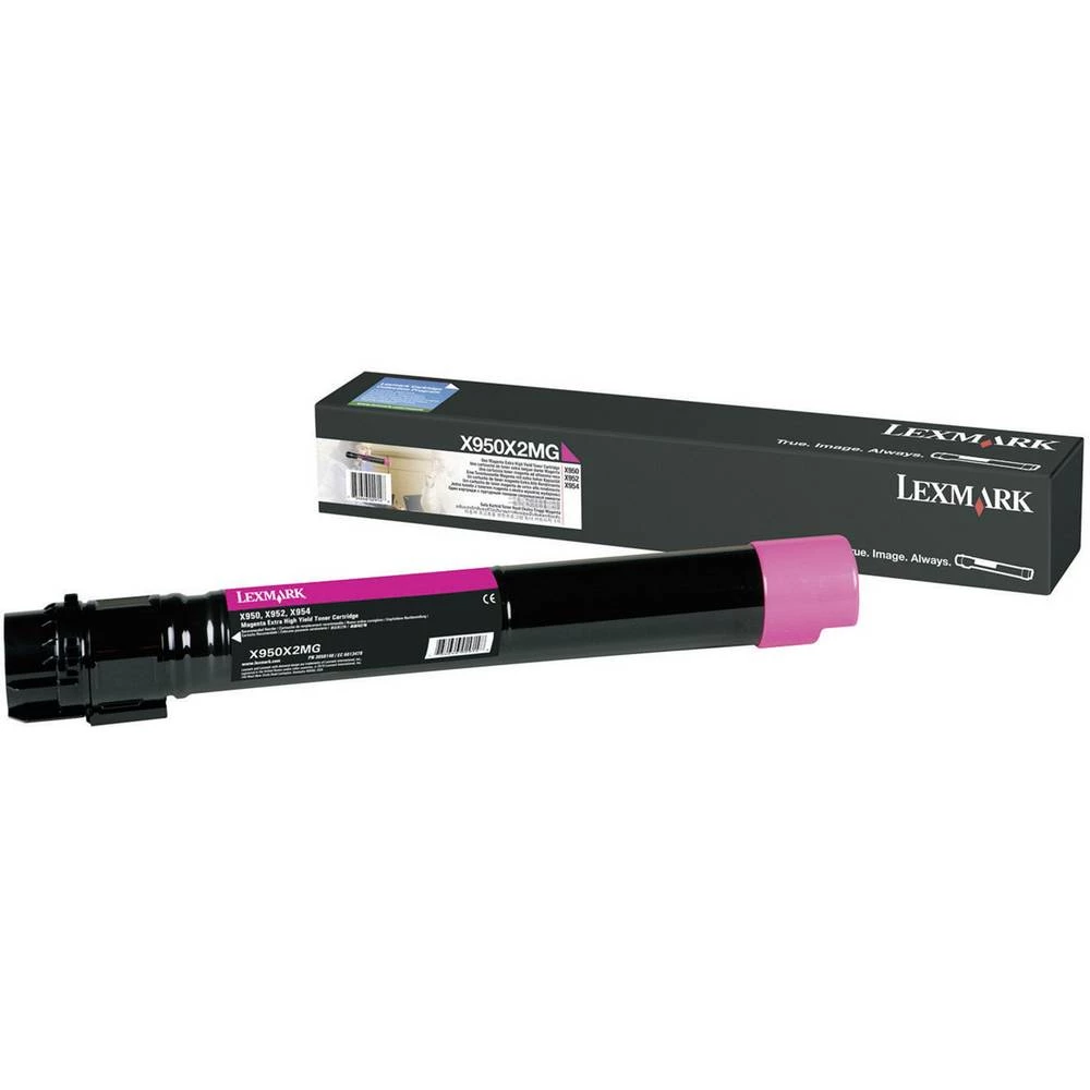 Lexmark toner X950 X952 X954 X950X2MG original purpurno crven 24000 Stranica slika