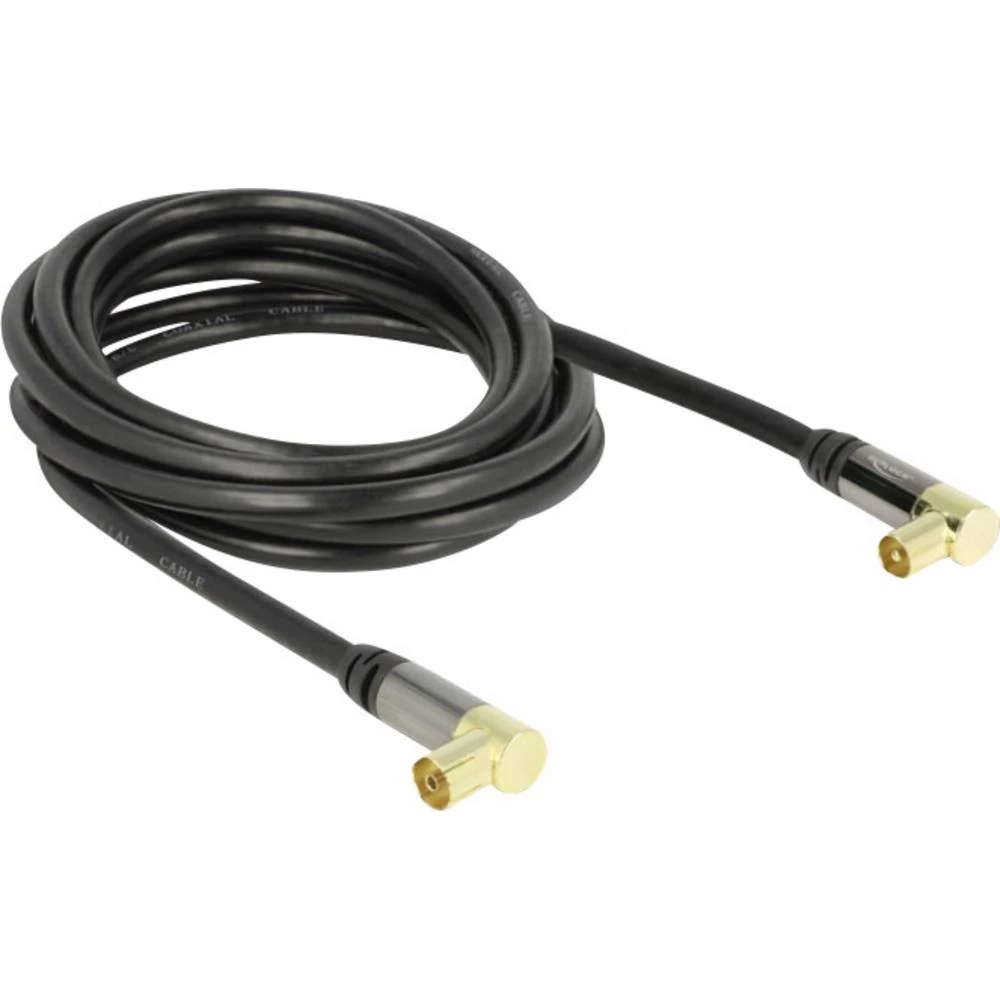 Antene, SAT Priključni kabel [1x 75 &Omega; antenski muški konektor - 1x 75 &Omega; antenski ženski konektor] 3 m 85 dB pozlaćen slika