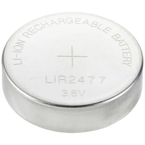 VOLTCRAFT  okrugli akumulator LIR 2477 litijev 180 mAh 3.6 V 1 St. slika