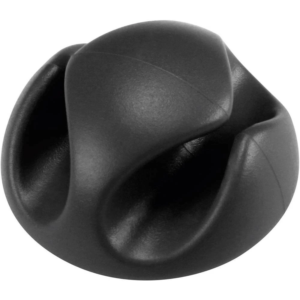 558364 Držač kabela Samoljepljiva Crna 6 ST slika