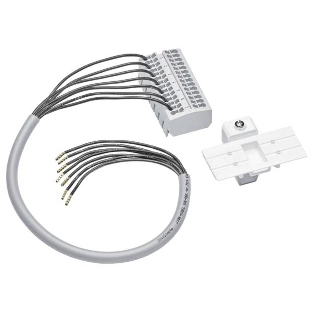 Hager ZY12ST montažni paket   smeđa boja, plava boja 7-polni       1 St. slika