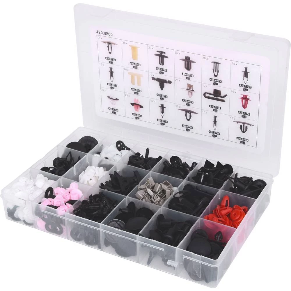 KS Tools 420.0800 Set kopči za montažu za Toyota/Lexus, 360 kom slika