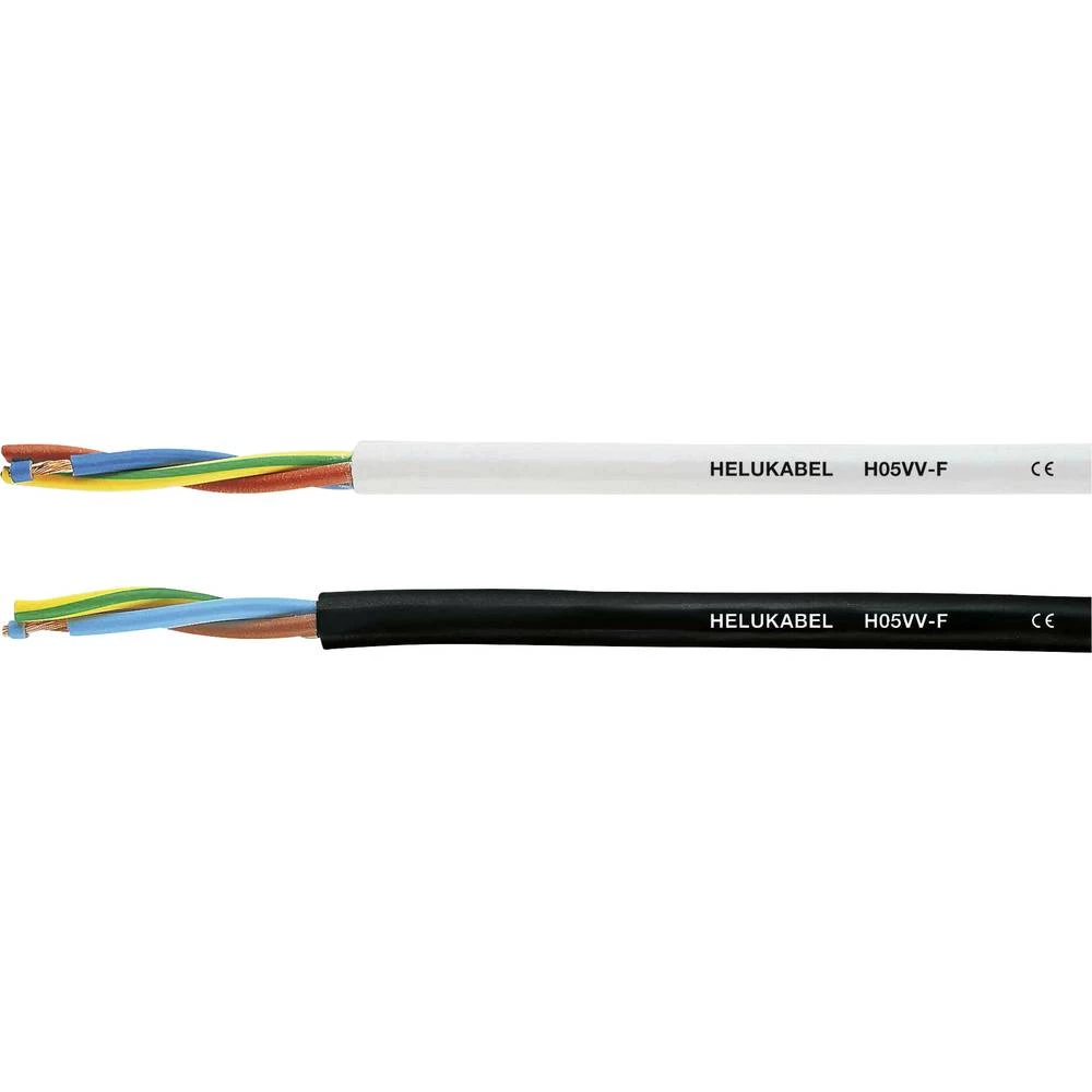 Helukabel H05VV-F kontrolni vod 3 G 0.75 mm² crna 29452-1000 1000 m slika