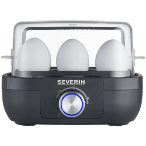 Severin EK 3166 kuhalo za jaja bez BPA, s mjernom šalicom, s bušilom jaja crna slika
