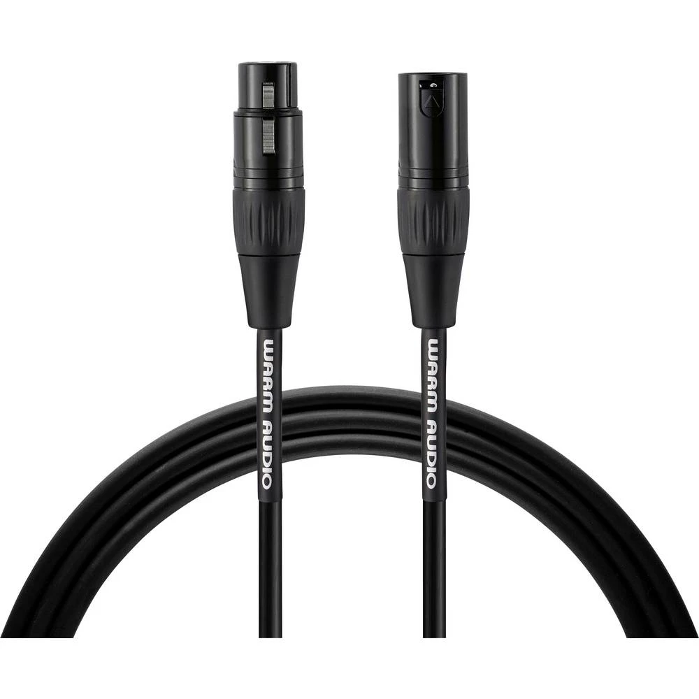 Warm Audio Pro Series XLR priključni kabel [1x muški konektor XLR - 1x ženski konektor XLR] 6.10 m crna slika