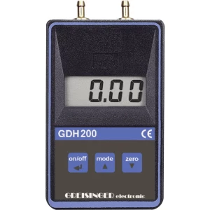 Greisinger GDH 200-07 Mjerač tlaka Kalibriran po DAkkS Tlak zraka 0 - 0.1999 bar slika