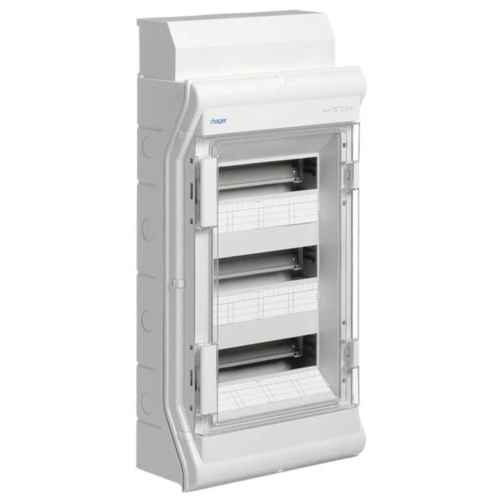 Hager  VE312DN  VE312DN  mali razvodnik  nadžbukna    Broj redova = 3  Content 1 St. slika