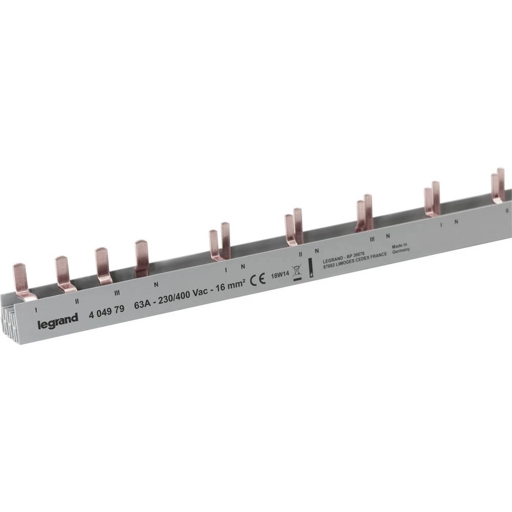 Legrand 404979 fazna šina     16 mm² 63 A  400 V slika
