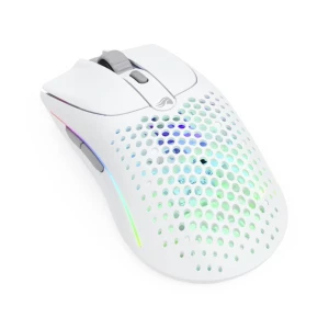 Glorious PC Gaming Race Model O 2 Wireless igraći miš bežično optički bijela 6 Tipke 26000 dpi slika