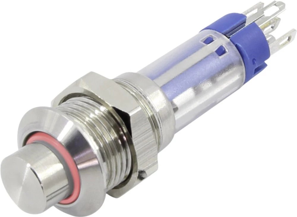 TRU COMPONENTS TC-GQ10-K-11ZE/R/24V/S203 pritisna tipka 1 kom. slika