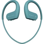 Bluetooth® Sportske Naglavne slušalice Sony NW-WS623 U ušima MP3 player, Otporne na znojenje, Vodootporne Plava boja