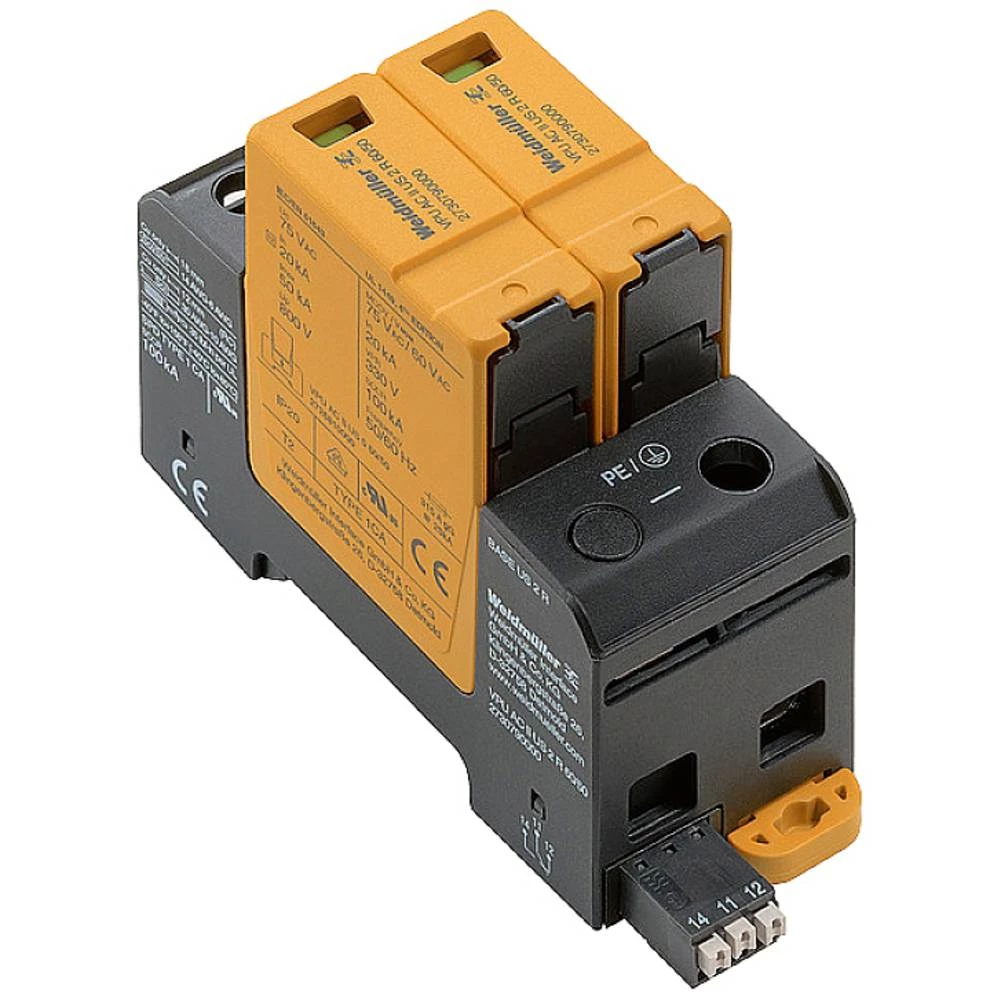 Weidmüller 2730790000 VPU AC II US 2 R 60/50 odvodnik za prenaponsku zaštitu 20 kA kom. slika