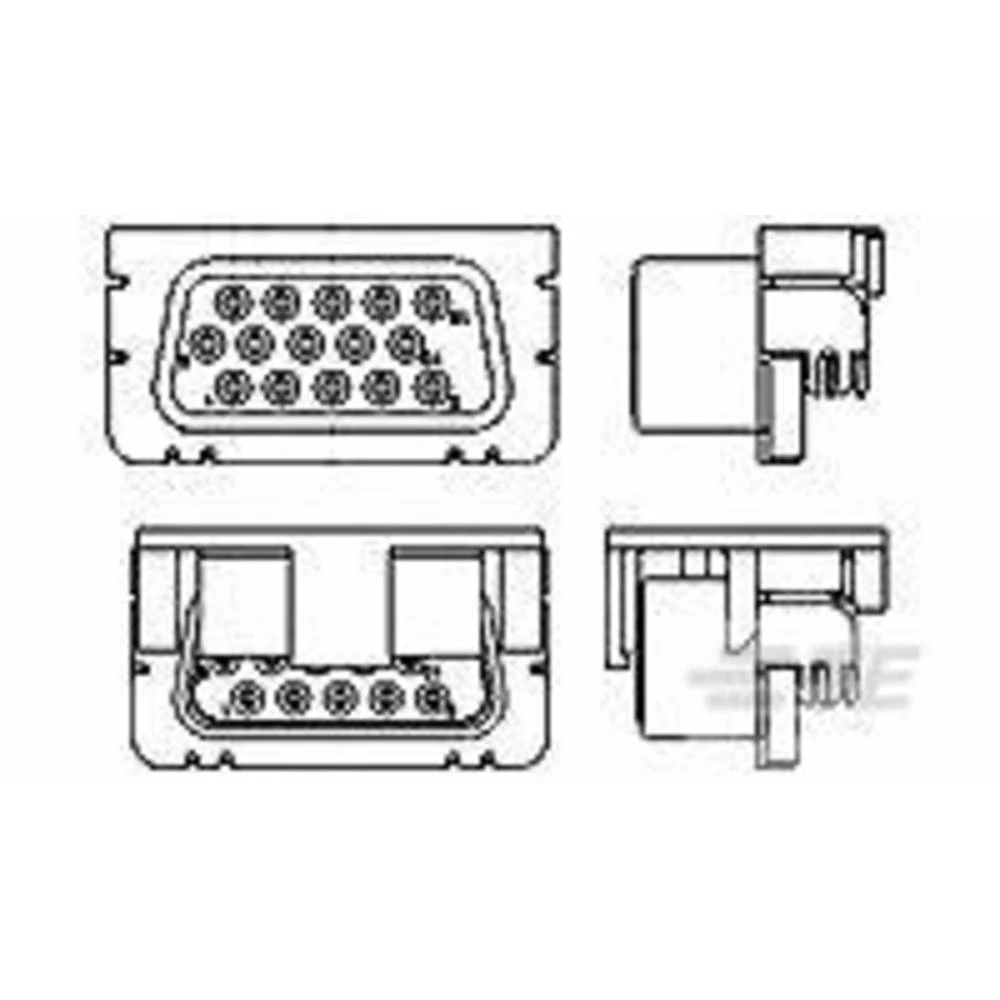 TE Connectivity AMPLIMITE HD22 Board Mount ConnectorsAMPLIMITE HD22 Board Mount Connectors 1775763-1 AMP slika