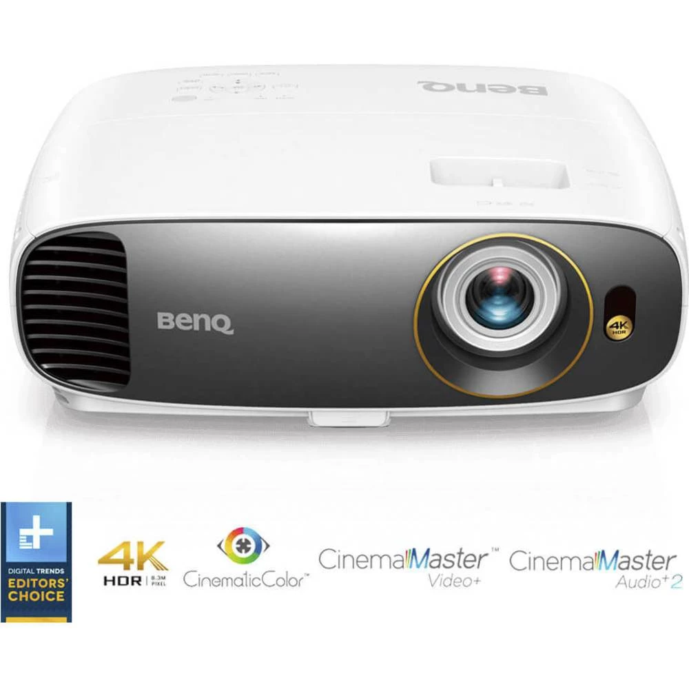 DLP Beamer BenQ W1720 ANSI-lumen: 2000 lm 3840 x 2160 UHD 10000 : 1 Bijela, Siva slika