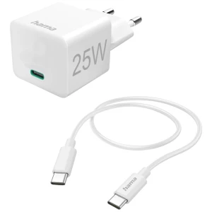 Hama Mini 25W 00201624 USB punjač unutrašnje područje, utičnica Izlazna struja maks. 3000 mA 1 x USB-C® slika