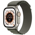 Apple Watch Ultra GPS + Cellular, kućište od 49 mm od titana sa zelenom alpskom petljom - veliko Apple Watch Ultra (1. Generation) Apple Watch  49 mm l zelena