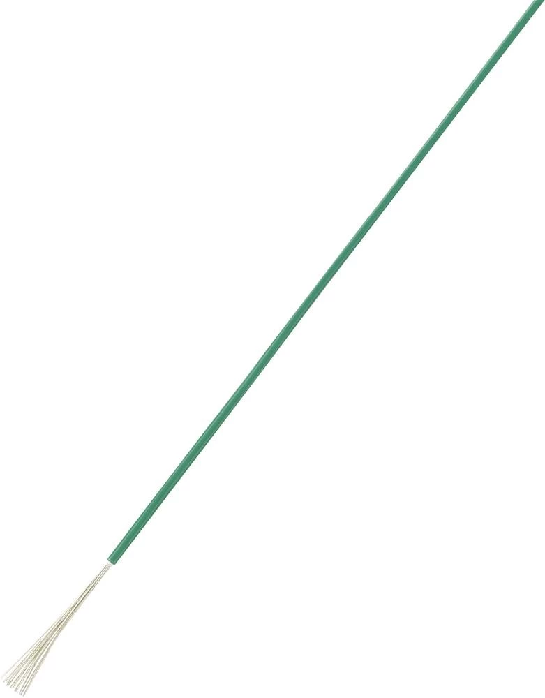 Pletenica LiY 1 x 0.22 mm&sup2; Zelena TRU COMPONENTS 1571477 10 m slika