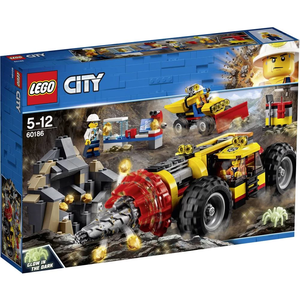 LEGO&reg; CITY 60186 Velika bušilica za rudarstvo slika