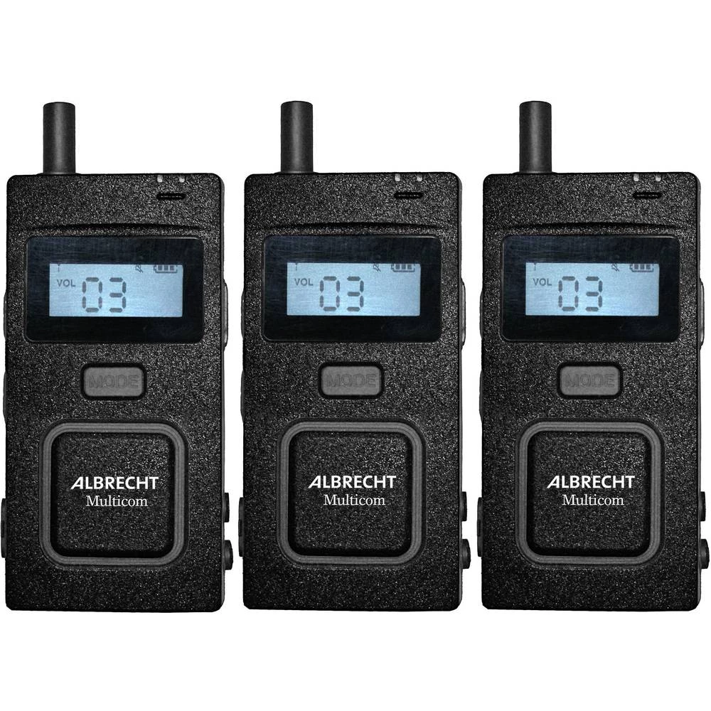 Sustav turističkog vodiča Albrecht Multicom 29961 3-dijelni komplet slika