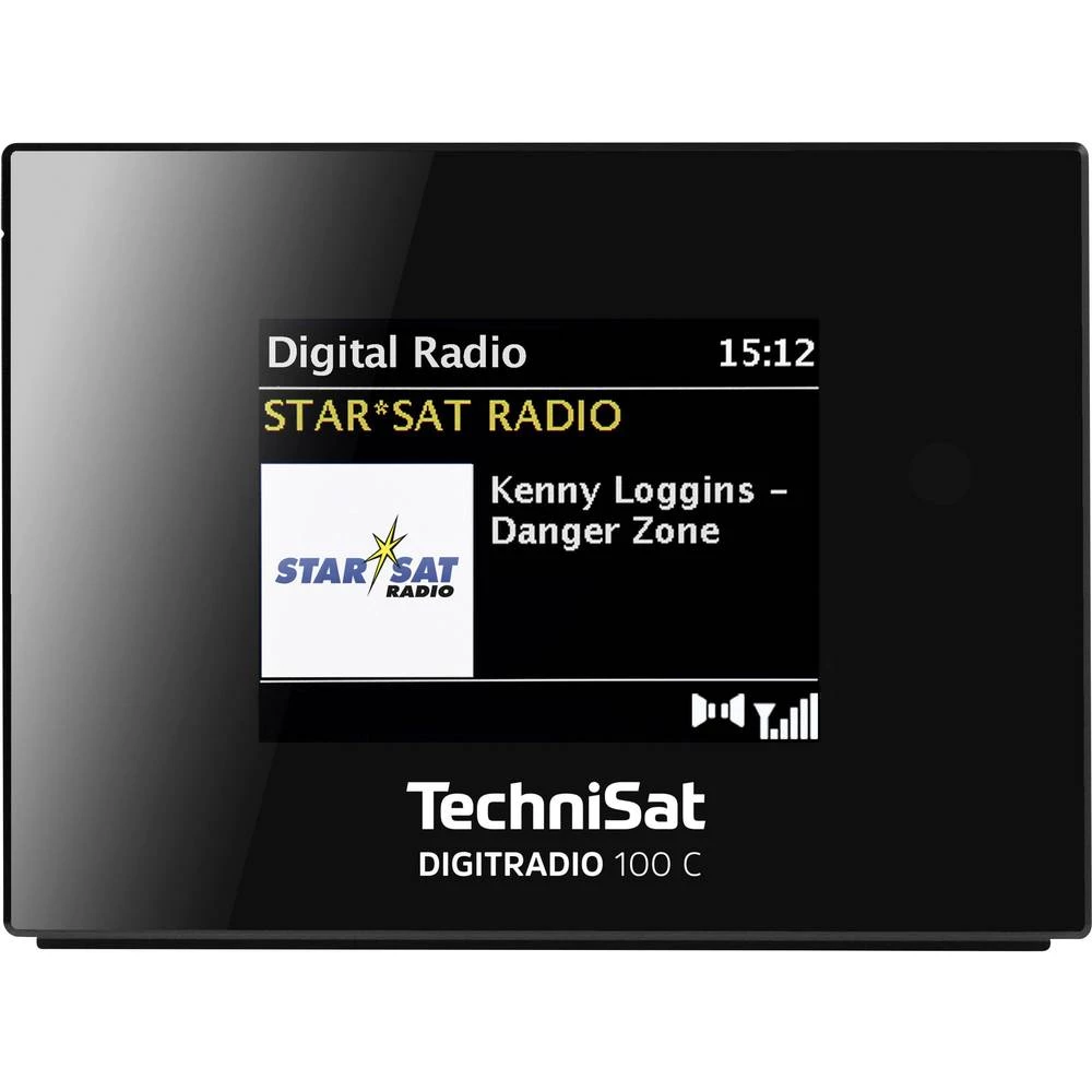DAB+ (1012) Radio adapter TechniSat DIGITRADIO 100 C Bluetooth, UKW Crna slika