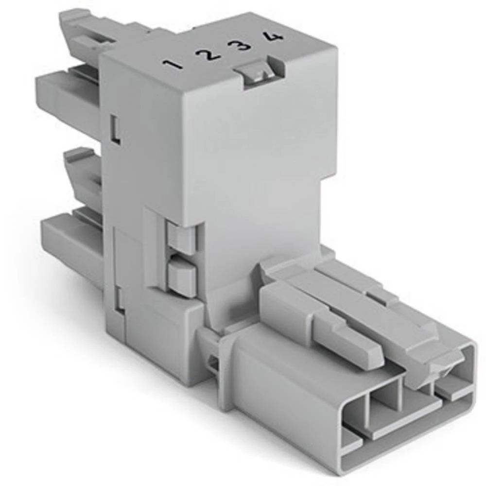 H-konektor 890 Serija (Mrežni utični konektori) 890 Ukupan broj polova: 4 16 A Svijetlozelena WAGO 50 ST slika