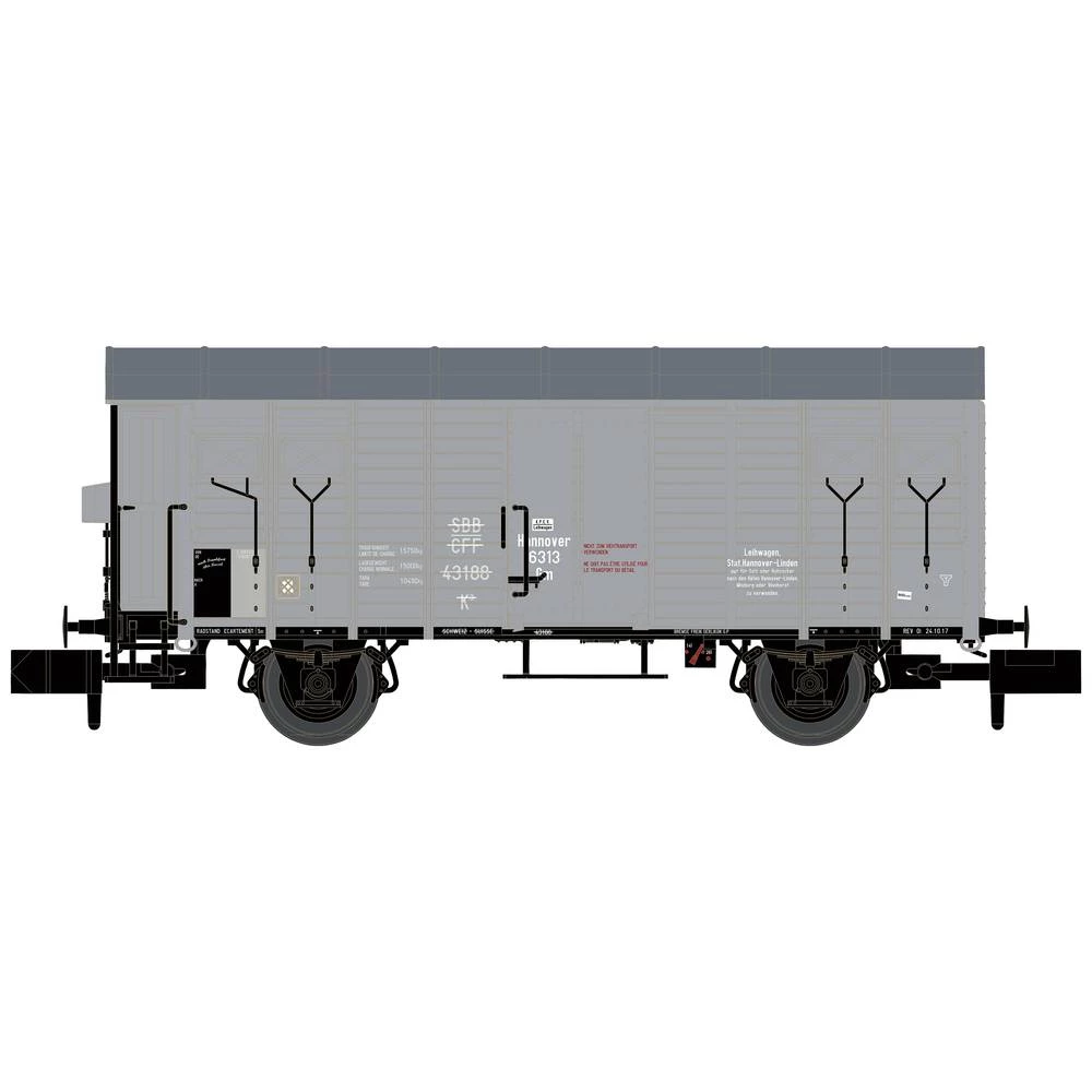 Hobbytrain H24256 N K3 pokriveni teretni vagon KPEV slika