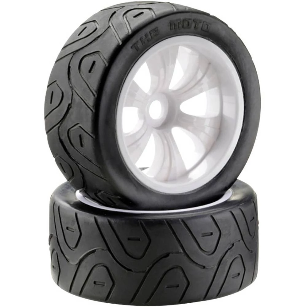 Absima 1:8 Truggy Kompletni kotači Streetfighter 6 krakova Bijela 1 pair slika