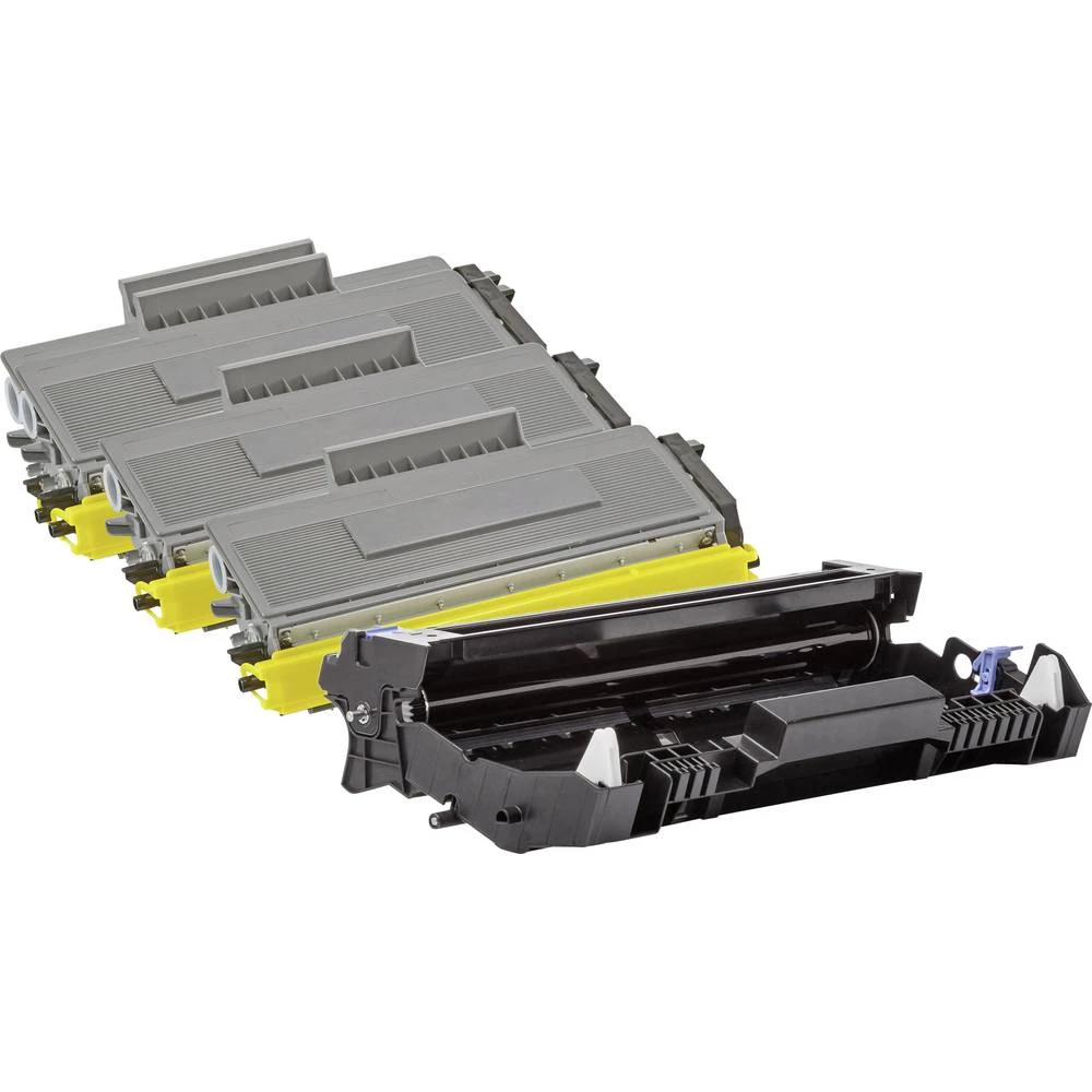 Toner +bubanj kombi pakovanje Zamijena Brother TN-3280, DR-3200, TN3280, DR3200 Kompatibilan Cijan, Purpurno crven, Žut 24000 St slika