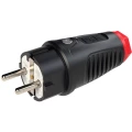 Utikač sa zaštitnim kontaktom Guma, Termoplast 250 V Crna, Crvena IP54 PCE 0511-sr slika