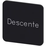 Siemens 3SU1900-0AF16-0GD0 ploča za natpise kvadratan (Š x V) 22 mm x 22 mm Descente crna, bijela 10 St.